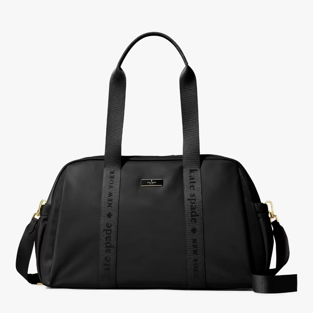 Kate Spade Carter Nylon Large Weekender, Black